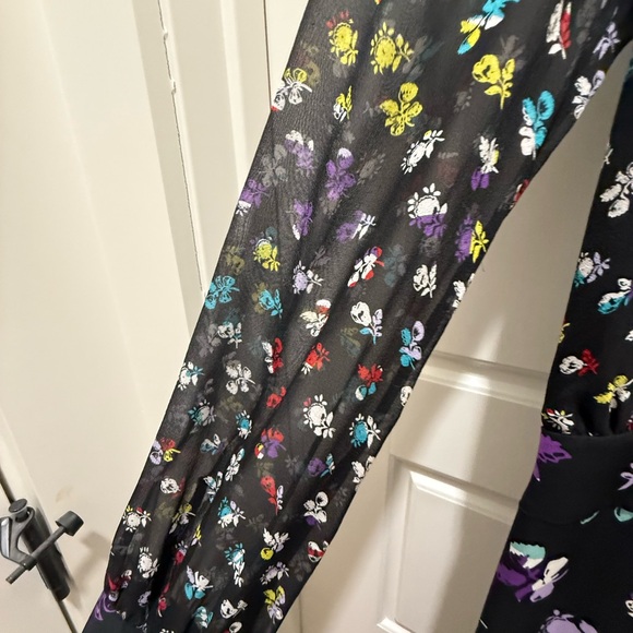 🔥HP🔥DVF Diane von Furstenberg ARABELLA Silk Jumpsuit Daisy Buds. Size 2 NWOT - Picture 9 of 16